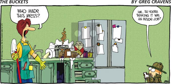 The Buckets on Sunday February 2, 2014 Comic Strip