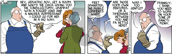 9 Chickweed Lane on Wednesday October 26, 2011 Comic Strip