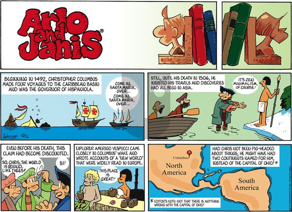 Arlo and Janis on Sunday October 12, 2014 Comic Strip
