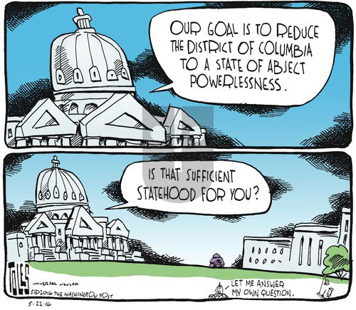 Tom Toles on Sunday May 22, 2016 Comic Strip