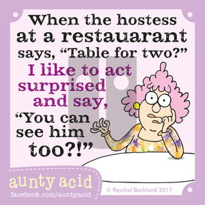 Aunty Acid on Monday June 12, 2017 Comic Strip
