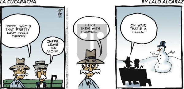La Cucaracha on Sunday March 5, 2017 Comic Strip
