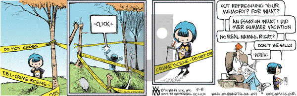 Non Sequitur on Monday September 8, 2014 Comic Strip