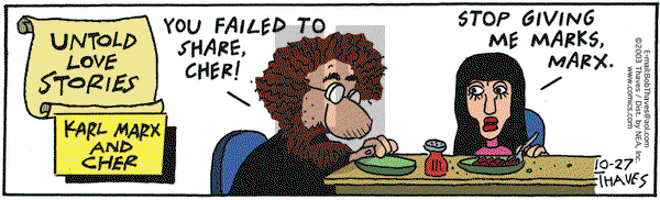 Frank and Ernest on Monday October 27, 2003 Comic Strip
