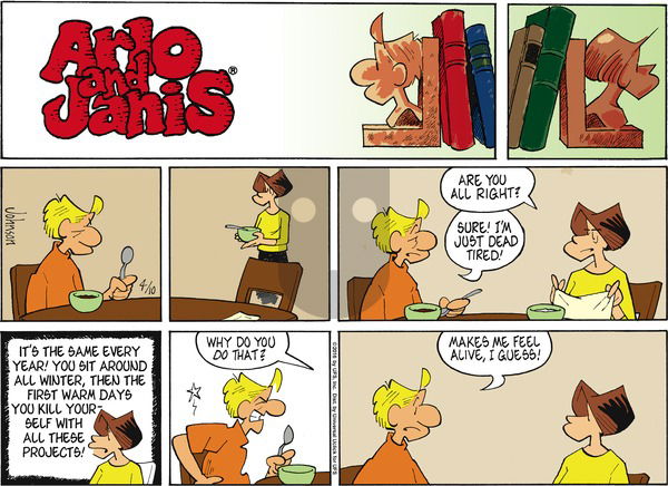 Arlo and Janis on Sunday April 10, 2016 Comic Strip