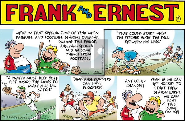 Frank and Ernest on Sunday September 16, 2018 Comic Strip
