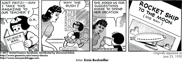 Nancy Classics on Friday June 23, 2017 Comic Strip