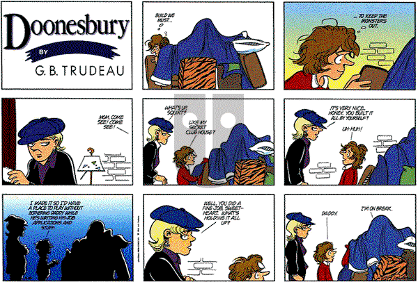 Doonesbury on Sunday February 23, 1992 Comic Strip