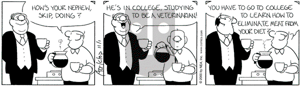 The Born Loser on Wednesday November 1, 2000 Comic Strip