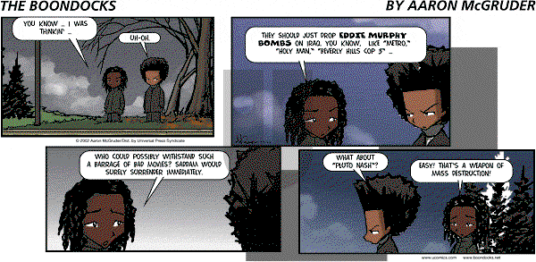 The Boondocks - Sunday November 10, 2002 Comic Strip