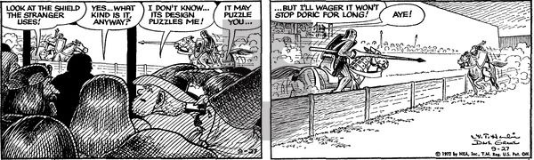 Alley Oop on Wednesday September 27, 1972 Comic Strip