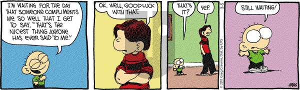 The Buckets on Saturday March 5, 2011 Comic Strip