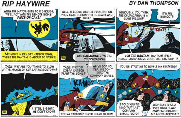 Rip Haywire on Sunday February 7, 2021 Comic Strip