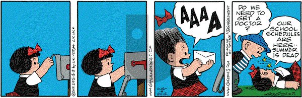 Nancy on Saturday August 18, 2012 Comic Strip