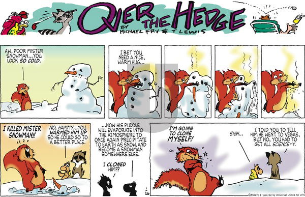 Over the Hedge on Sunday January 26, 2014 Comic Strip