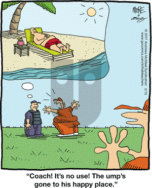 In the Bleachers on Monday May 15, 2017 Comic Strip