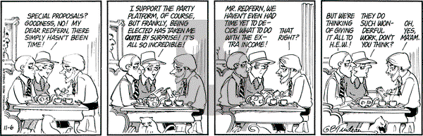 Doonesbury on Saturday November 6, 1976 Comic Strip