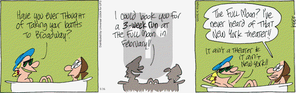 The Knight Life on Saturday January 16, 2016 Comic Strip
