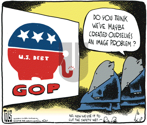 Tom Toles on Monday July 2, 2018 Comic Strip