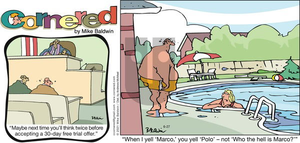 Cornered on Sunday June 27, 2021 Comic Strip