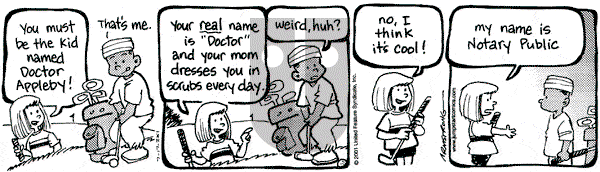 JumpStart on Tuesday July 17, 2001 Comic Strip