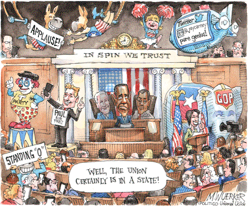 Matt Wuerker - Tuesday January 28, 2014 Comic Strip