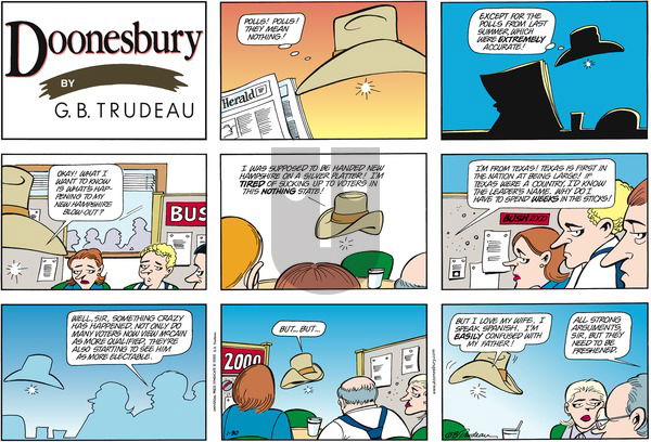 Doonesbury on Sunday January 30, 2000 Comic Strip
