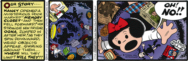 Nancy on Monday November 11, 2013 Comic Strip