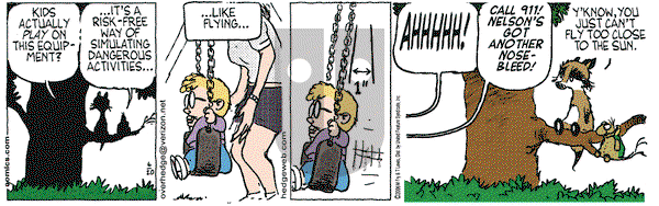Over the Hedge on Tuesday June 20, 2006 Comic Strip