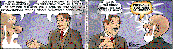 Alley Oop on Wednesday April 11, 2018 Comic Strip