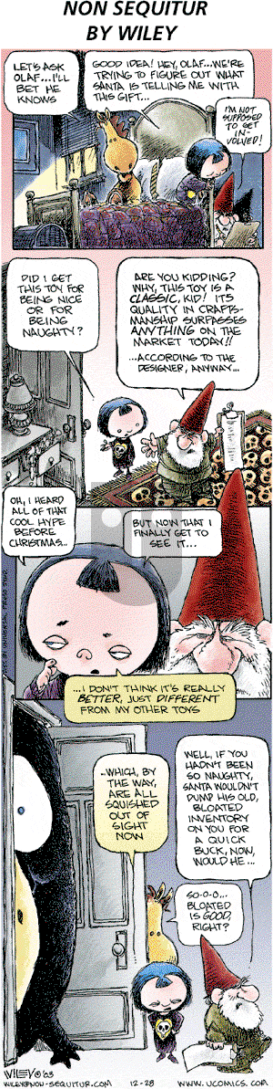 Non Sequitur on Sunday December 28, 2003 Comic Strip