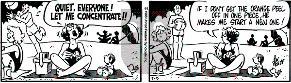 Rose is Rose on Tuesday July 15, 1986 Comic Strip