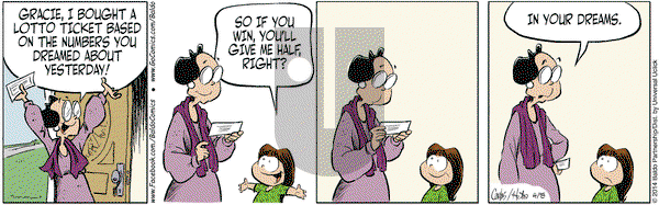 Baldo on Tuesday April 15, 2014 Comic Strip