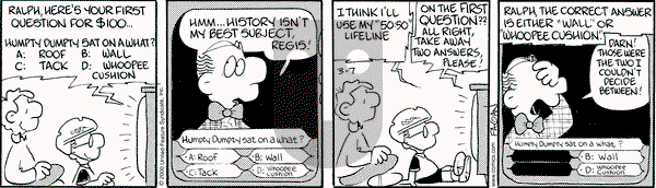 Drabble on Tuesday March 7, 2000 Comic Strip
