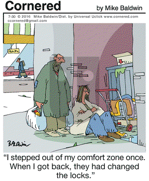 Cornered on Saturday July 30, 2016 Comic Strip
