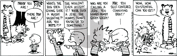 Calvin and Hobbes - Monday April 1, 1991 Comic Strip