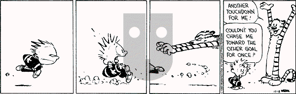 Calvin and Hobbes - Monday October 18, 1993 Comic Strip