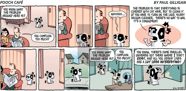 Pooch Cafe on Sunday August 16, 2009 Comic Strip