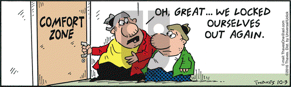 Frank and Ernest on Monday October 3, 2016 Comic Strip