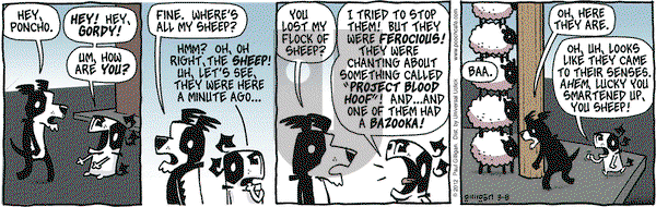 Pooch Cafe - Thursday March 8, 2012 Comic Strip