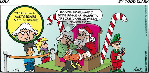 Lola on Sunday December 18, 2011 Comic Strip