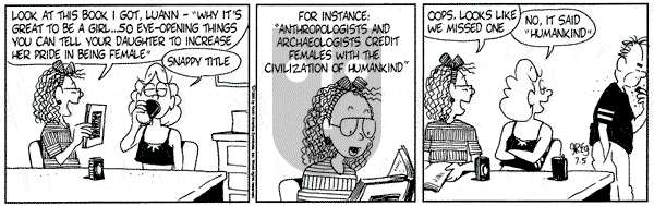 Luann on Wednesday July 5, 1995 Comic Strip