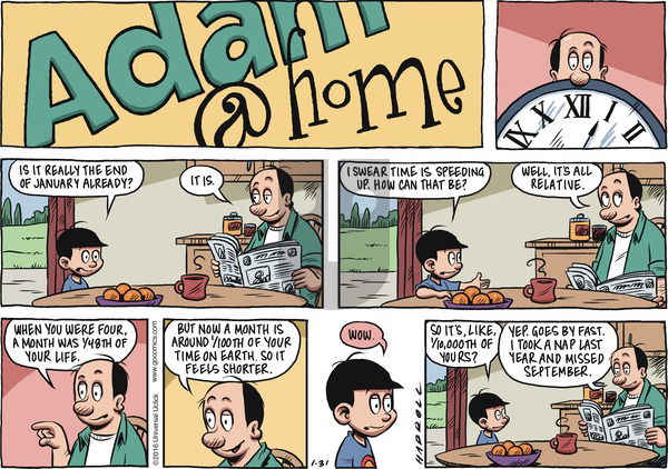 Adam@Home on Sunday January 31, 2016 Comic Strip