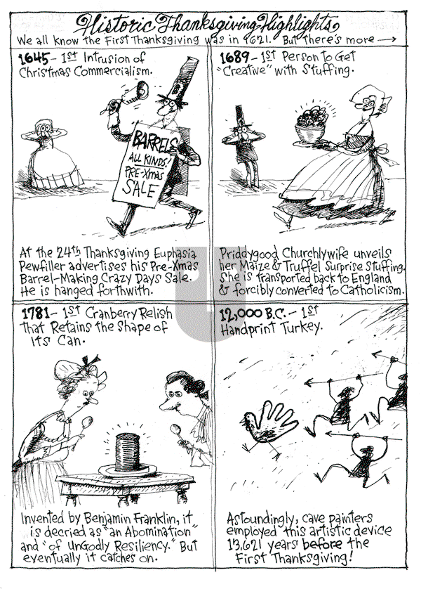 Richard's Poor Almanac on Wednesday November 25, 2015 Comic Strip