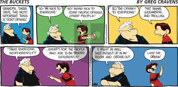 The Buckets on Sunday November 25, 2018 Comic Strip