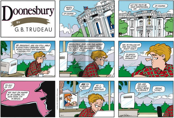 Doonesbury on Sunday November 1, 1998 Comic Strip