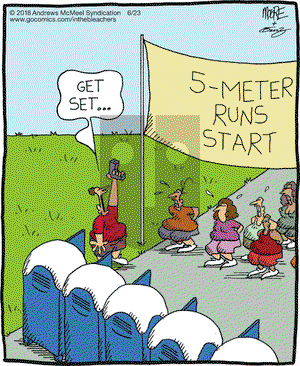 In the Bleachers on Saturday June 23, 2018 Comic Strip