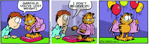 Garfield on Thursday September 17, 1987 Comic Strip