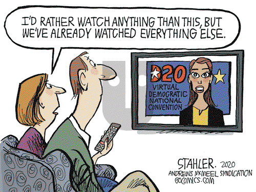 Jeff Stahler on Tuesday August 18, 2020 Comic Strip