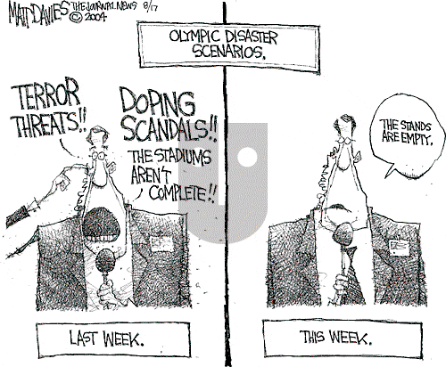 Matt Davies on Monday August 16, 2004 Comic Strip